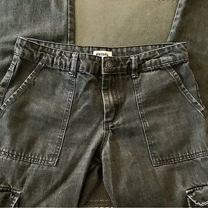 RSQ Black Cargo Pants Kids Size